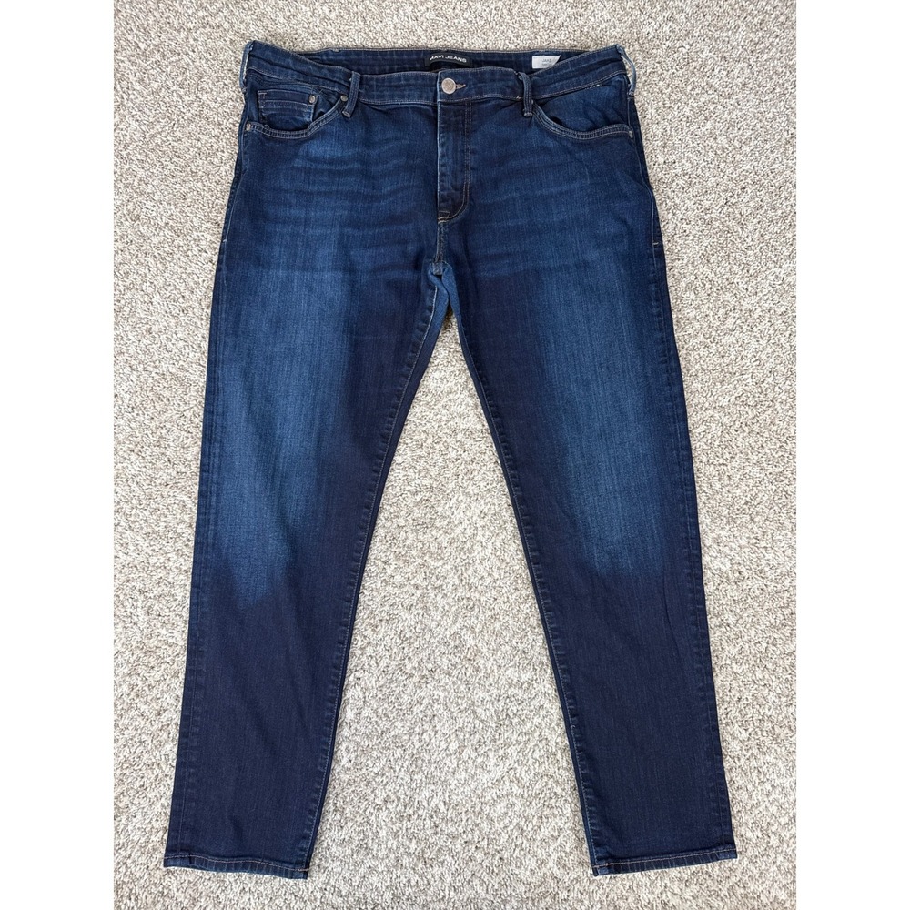 Mavi Jeans Mens‎ 40x32 Blue Jake Slim Leg Dark Wash Stretch Denim
